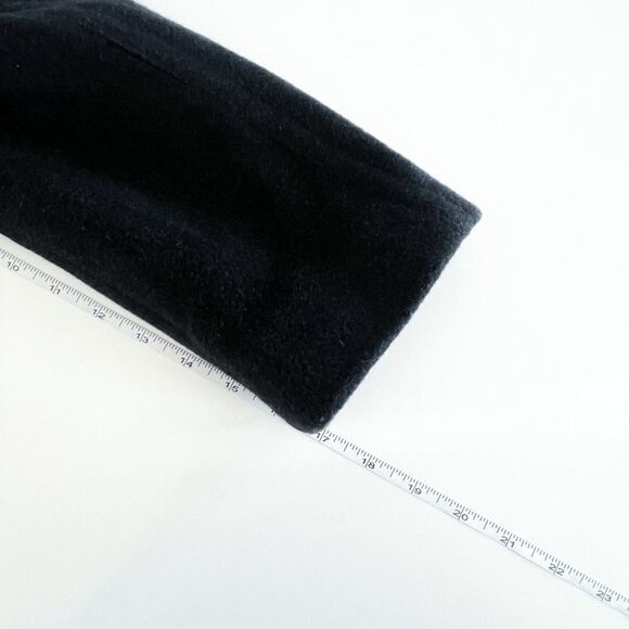 Karl Lagerfeld Womens Double Breasted Coat Jacket Notch Lapel Charcoal Small - Picture 6 of 8